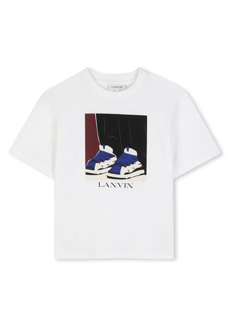 T-shirt con stampa LANVIN KIDS | N30427117